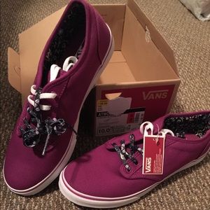 Purple Vans size 10